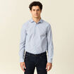 Chemise manches longues bleu homme