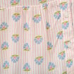 Chemise droite col v manches courtes rose femme