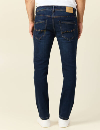 Jeans slim éco-responsable denim brut homme
