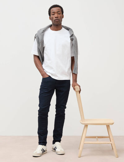 Jeans slim denim brut homme