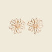 Boucles d'oreilles clous couleur or femme