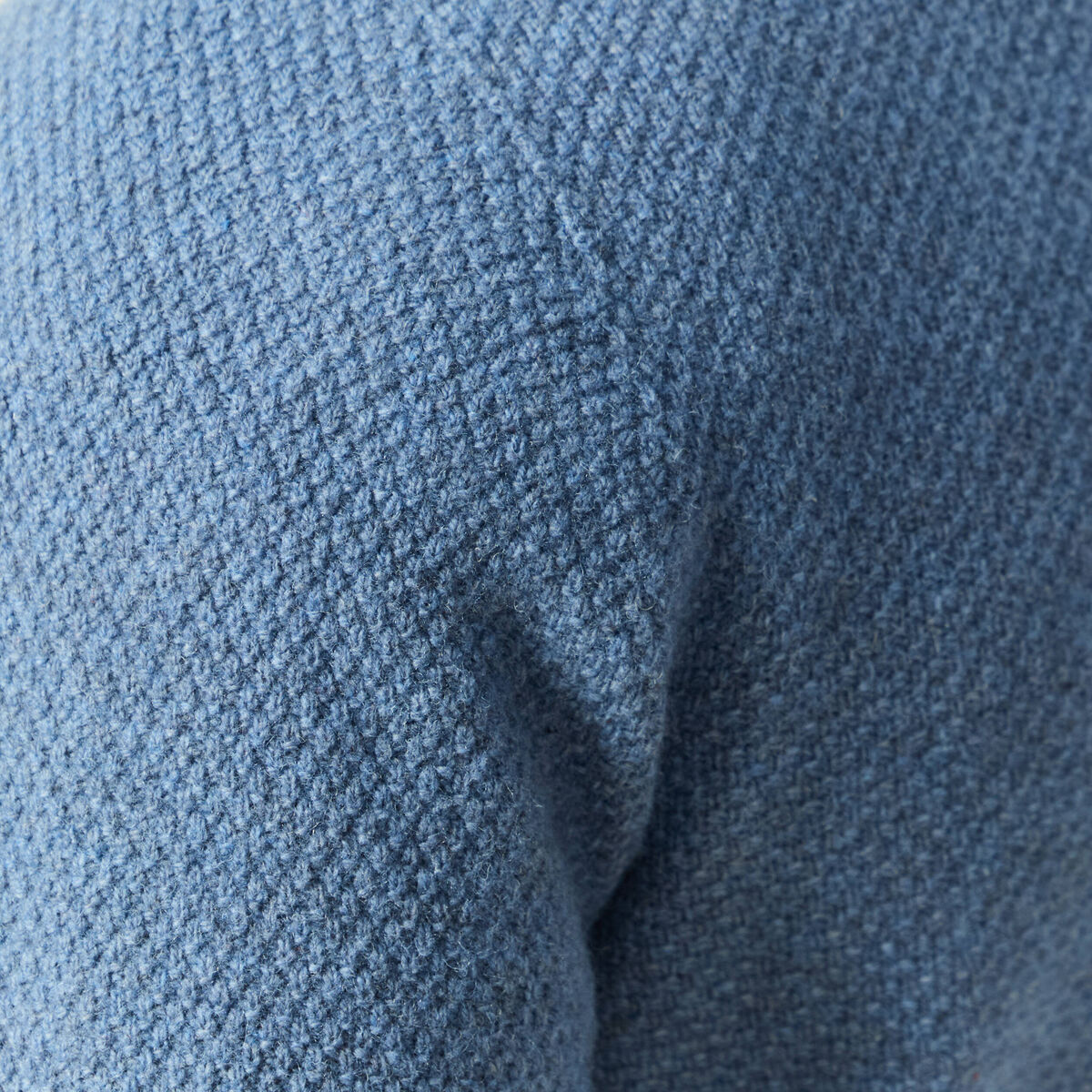 Pull manches longues fabriqu&eacute; en France bleu fonc&eacute; homme