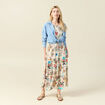 Blouse sans manches blanc femme