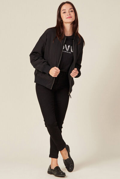 T-shirt SmileyWorld noir femme