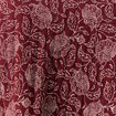 Gilet matelassé col rond rouge foncé femme