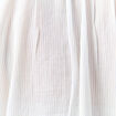 Chemise manches longues en coton blanc femme