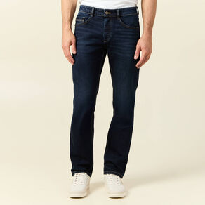 Jeans éco-responsable regular denim brut homme