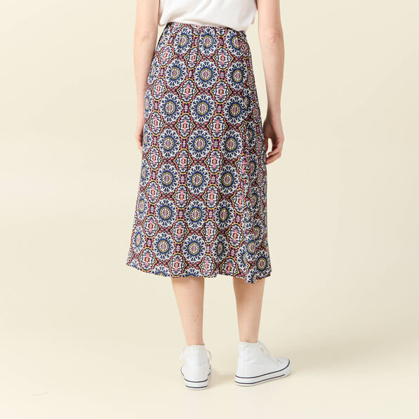 jupe midi droite fendue bleu marine femme Jupe midi droite fendue bleu marine femme
