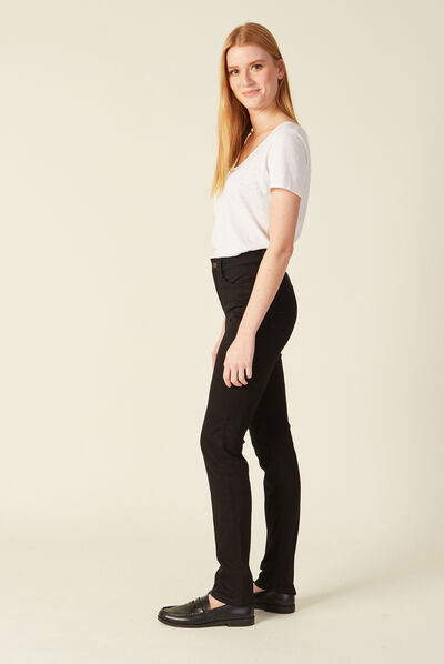 Jean Laeticia - slim denim noir femme