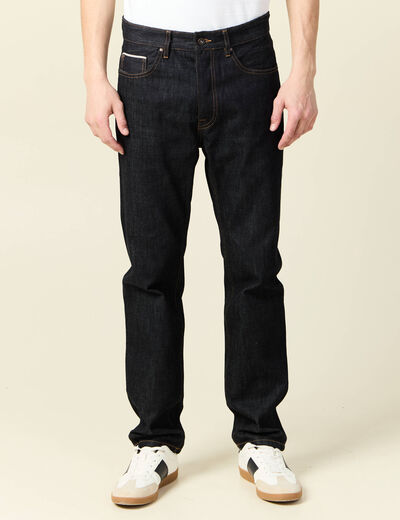 Jeans regular 5 poches denim brut clean homme