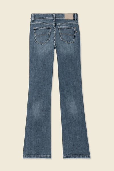 Jeans Yoko - bootcut denim stone femme