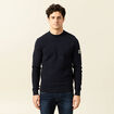 Pull manches longues bleu marine homme