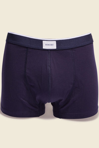 Lot 2 boxers bleu marine homme