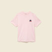 T-shirt en coton manches courtes rose poudr&eacute;e homme