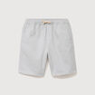 Bermuda en coton gris clair homme