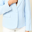 Veste esprit blazer bleu clair femme