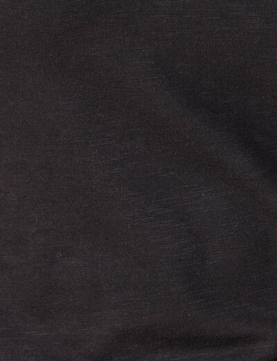 T-shirt manches courtes noir femme