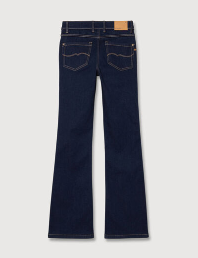 Jeans bootcut denim brut rinse femme