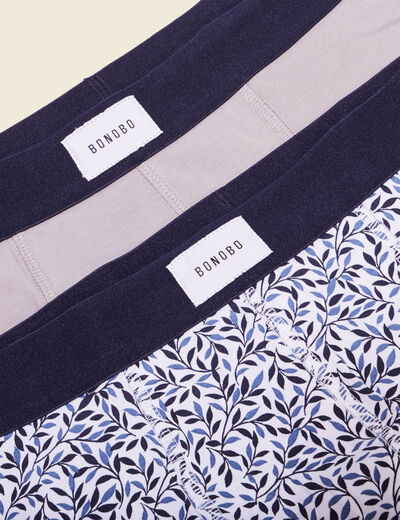 Lot 2 boxers gris foncé homme