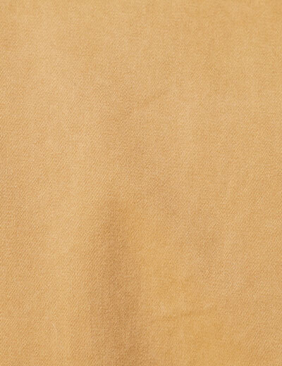 Blouson droit à col montant camel homme