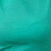 D&eacute;bardeur ajust&eacute; col rond en coton vert femme