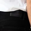 Jeans straight 5 poches denim noir homme