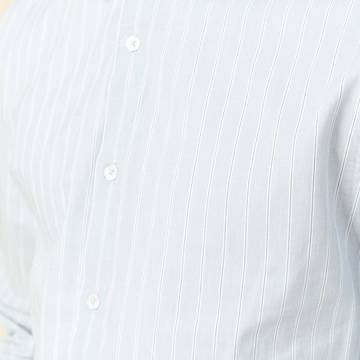 Chemise boyfriend en coton bleu clair homme