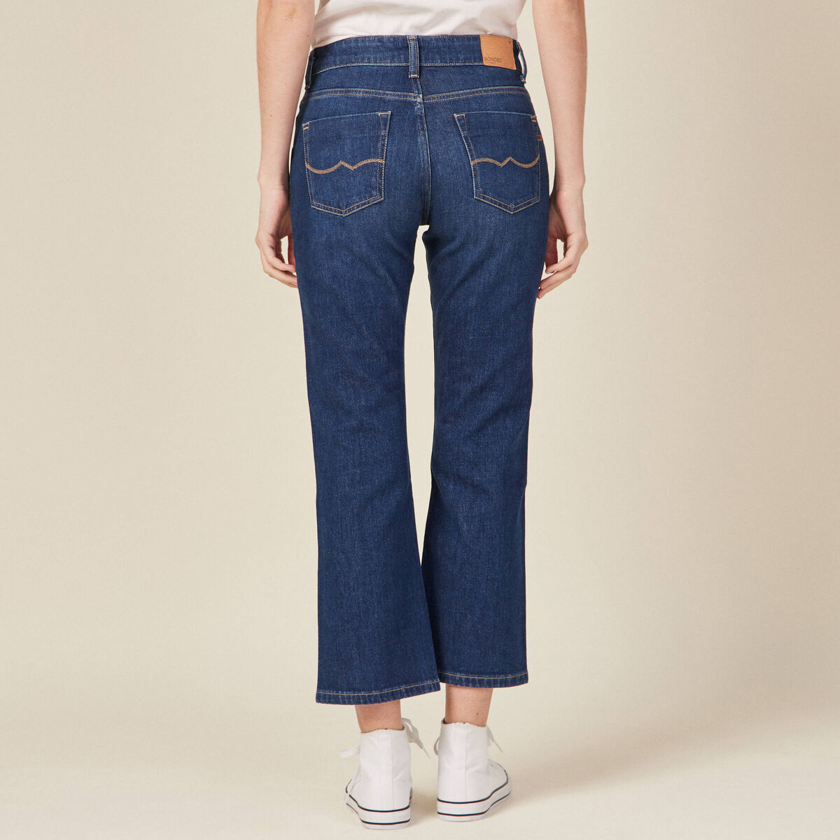 Jeans éco-responsable denim stone femme