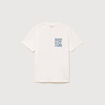 T-shirt en coton ecru homme