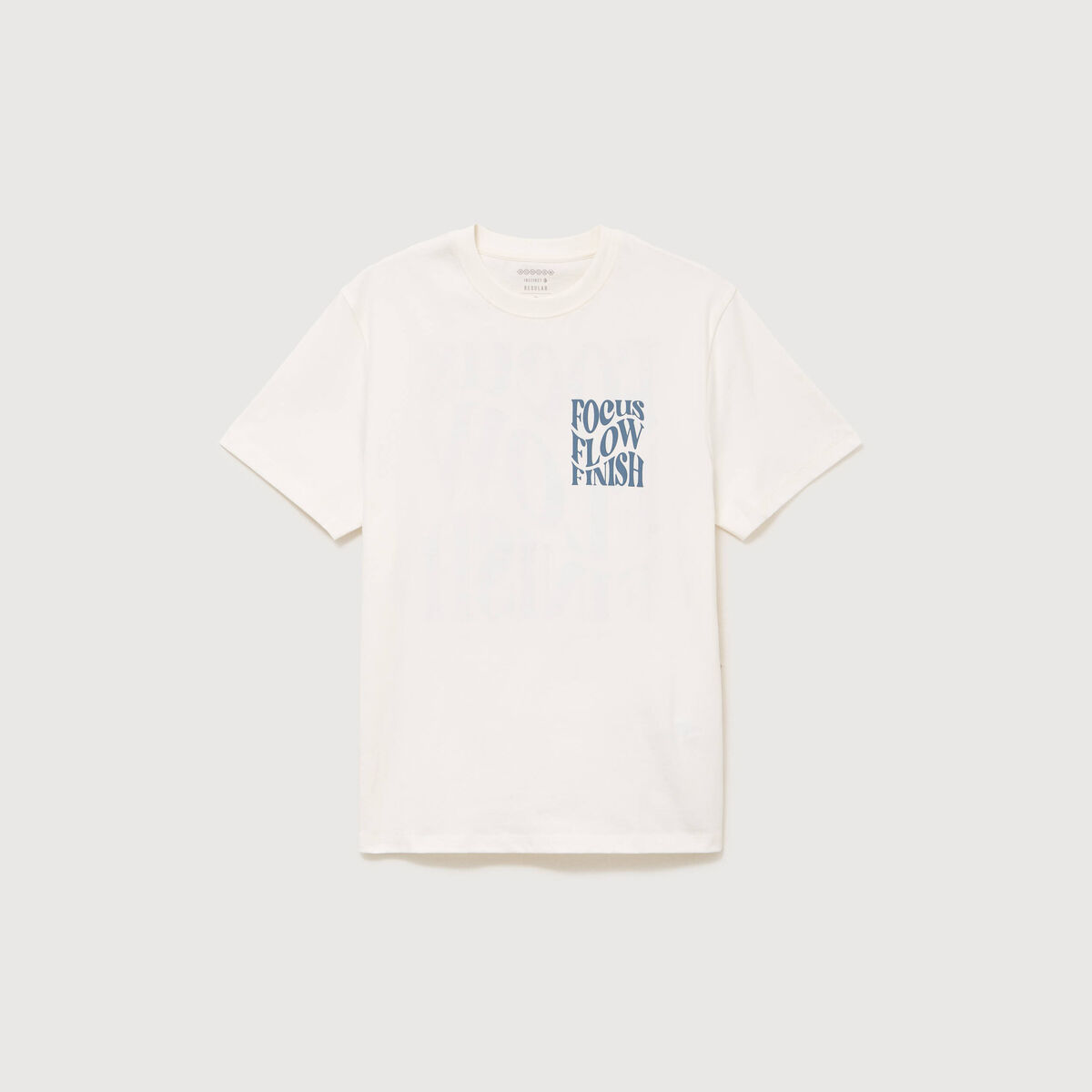 T-shirt en coton ecru homme