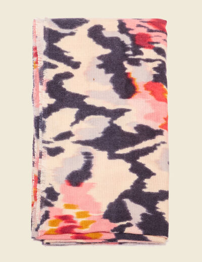 Écharpe multicolore femme