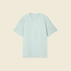 T-shirt manches courtes bleu gris homme