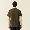Polo manches courtes vert kaki homme