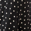 Blouse ample manches longues noir femme