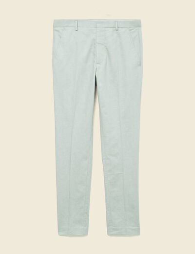 Pantalon chino vert clair homme