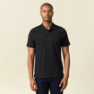 Polo éco-responsable noir homme