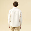 Surchemise oversize col classique ecru homme