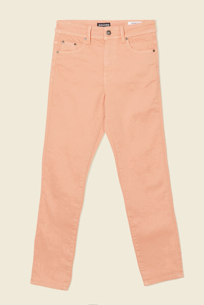 Pantalon éco-responsable rose clair femme