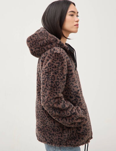 Parka r&eacute;versible noir femme