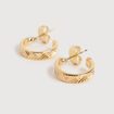 Boucles d'oreilles couleur or femme