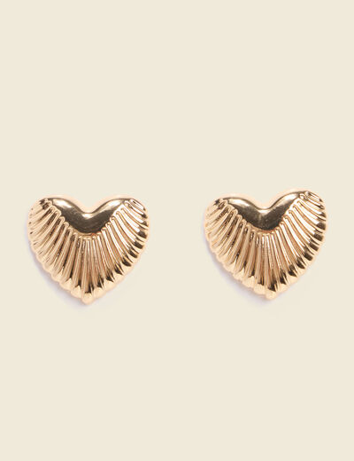 Boucles d'oreilles couleur or femme