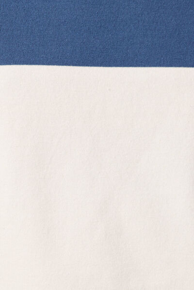 Pull éco-responsable bleu foncé homme