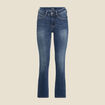 Jeans regular 7/8ème denim stone femme