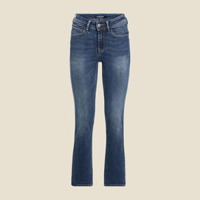 Jeans regular 7/8ème denim stone femme