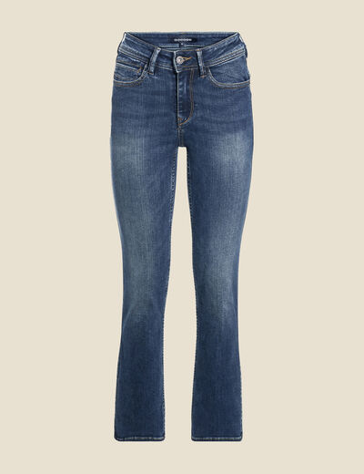 Jeans regular 7/8ème denim stone femme