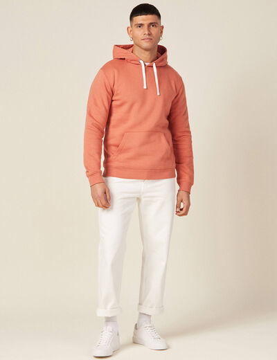 Sweat manches longues rose homme