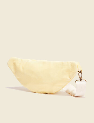 Sac banane jaune fluo femme