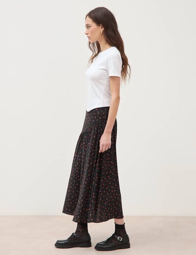 Jupe longue noir femme