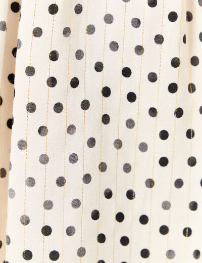 Blouse manches courtes blanc femme