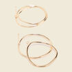 Boucles d'oreilles couleur or femme